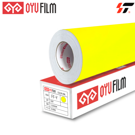 Флуоресцентная пленка FF-Y Желтая (1,22*50 м)